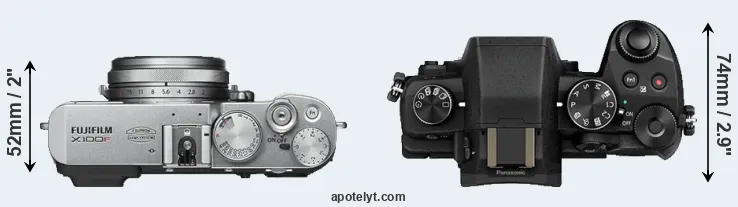 Compare X100F versus G85 top