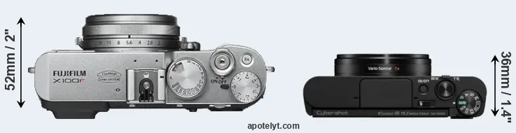 Compare X100F versus WX800 top