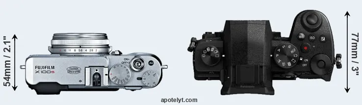 Compare X100S versus G95 top
