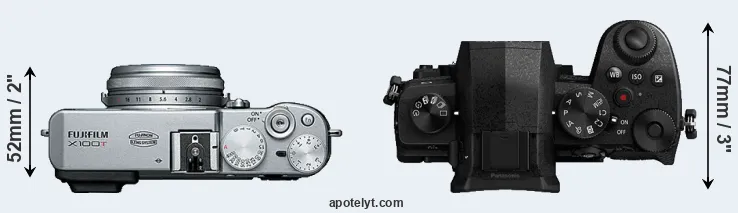 Compare X100T versus G90 top