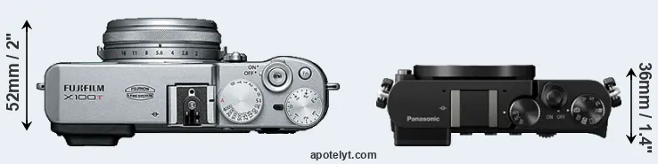 Compare X100T versus GM5 top