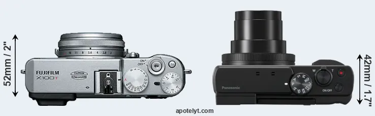 Compare X100T versus ZS80 top