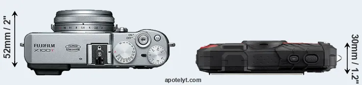 Compare X100T versus WG-60 top