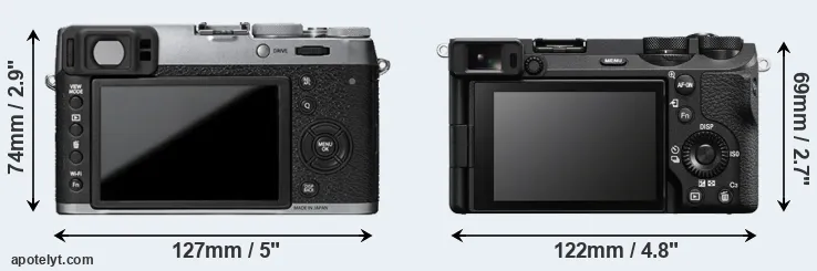 Comparison X100T or A6700 rear