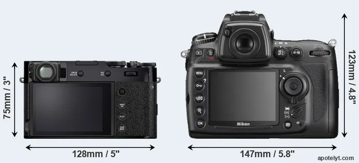 Comparison X100V or D700 rear