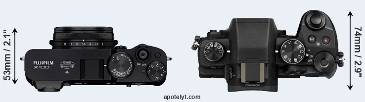 Compare X100V versus G85 top