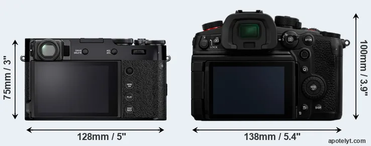 Comparison X100V or GH7 rear