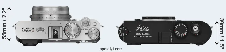 Compare X100VI versus M10-P top