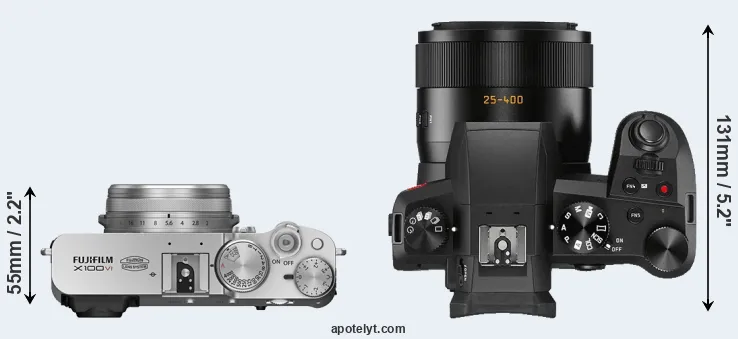 Compare X100VI versus V-LUX 5 top