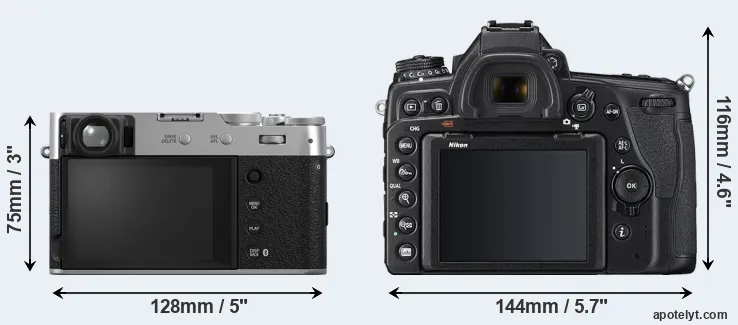 Comparison X100VI or D780 rear