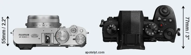 Compare X100VI versus G90 top