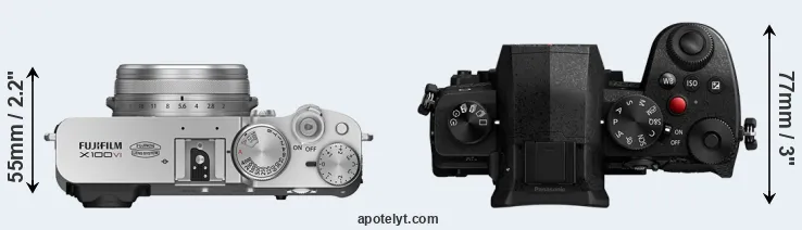 Compare X100VI versus G97 top
