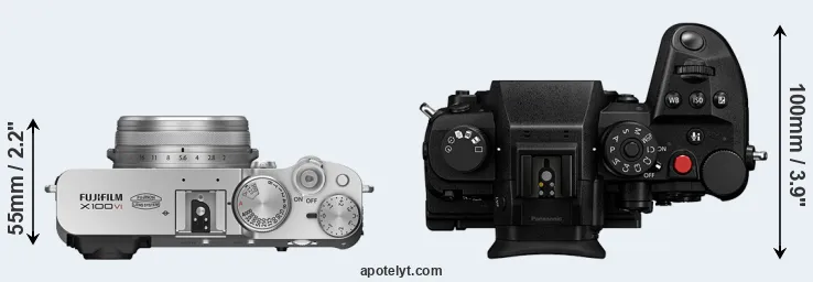 Compare X100VI versus GH7 top