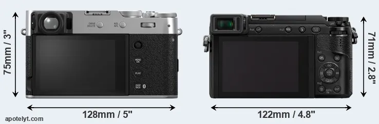 Comparison X100VI or GX80 rear