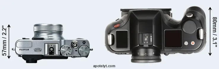 Compare X20 versus S Typ 007 top