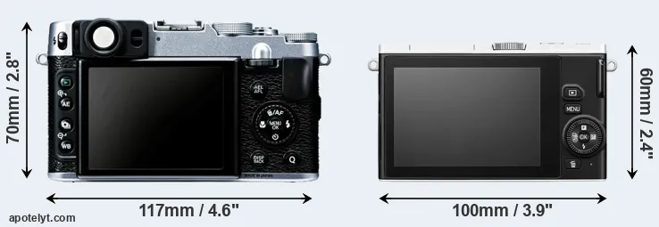 Comparison X20 or J4 rear