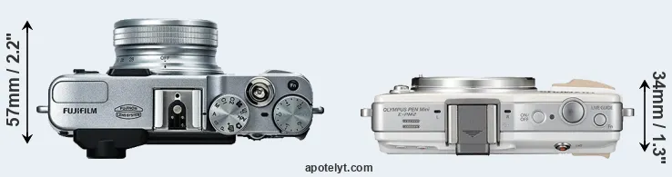 Compare X20 versus E-PM2 top