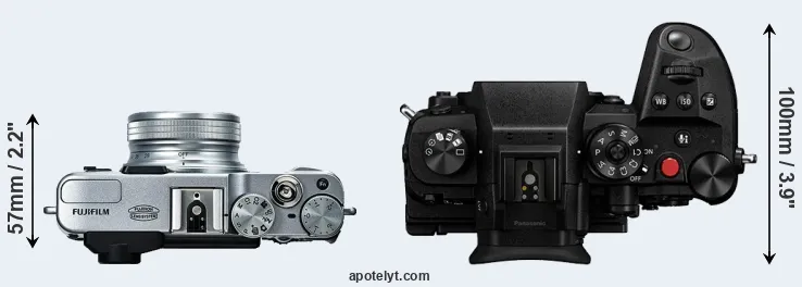 Compare X20 versus GH6 top