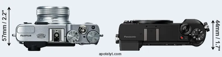 Compare X20 versus GX85 top