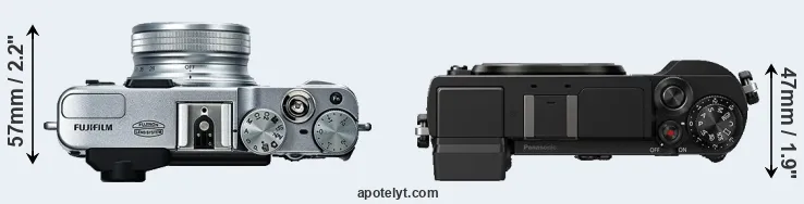 Compare X20 versus GX9 top