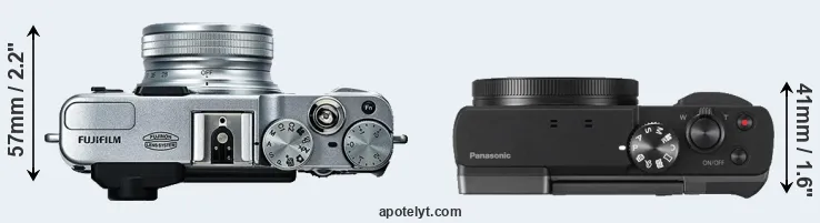 Compare X20 versus TZ90 top