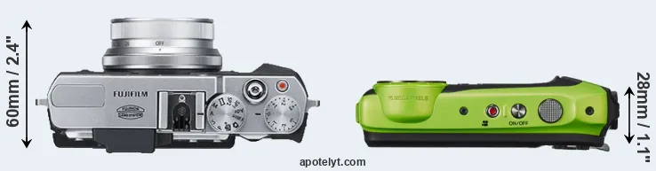Compare X30 versus XP120 top