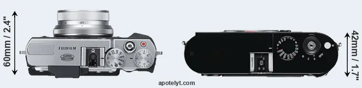 Compare X30 versus M Typ 240 top