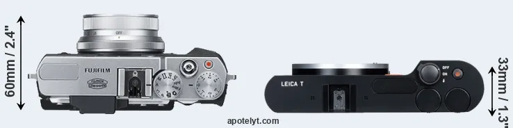 Compare X30 versus T Typ 701 top