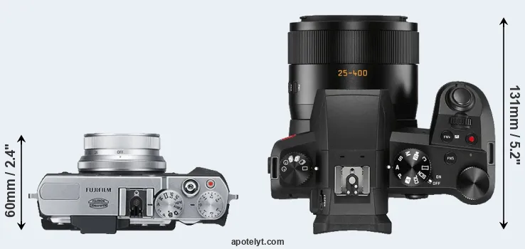 Compare X30 versus V-LUX 5 top