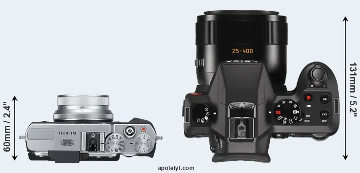 Compare X30 versus V-LUX Typ 114 top