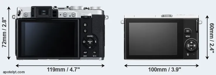 Comparison X30 or J4 rear