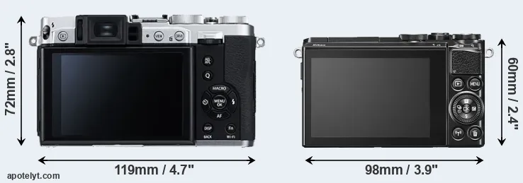Comparison X30 or J5 rear