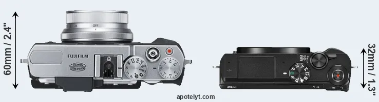 Compare X30 versus J5 top