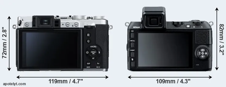 Comparison X30 or V2 rear