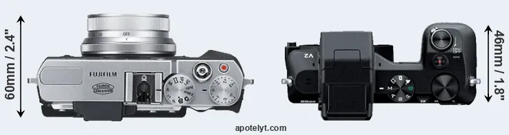 Compare X30 versus V2 top