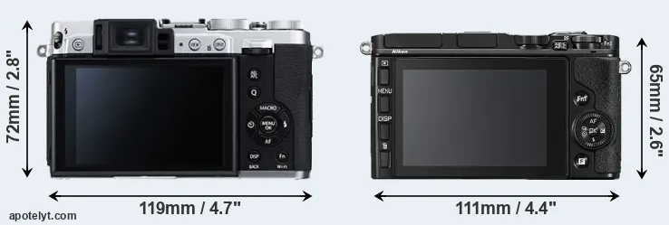 Comparison X30 or V3 rear