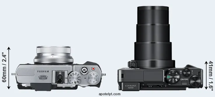 Compare X30 versus A1000 top