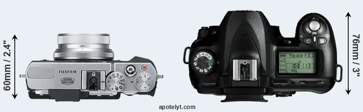 Compare X30 versus D50 top