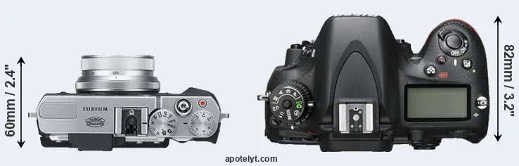 Compare X30 versus D600 top