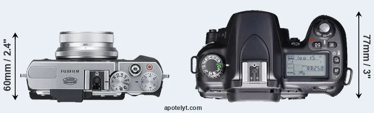 Compare X30 versus D80 top
