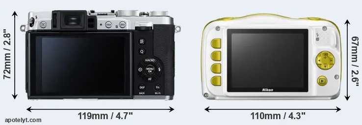 Comparison X30 or W150 rear