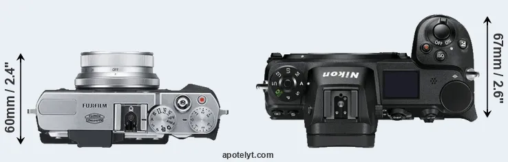 Compare X30 versus Z7 top
