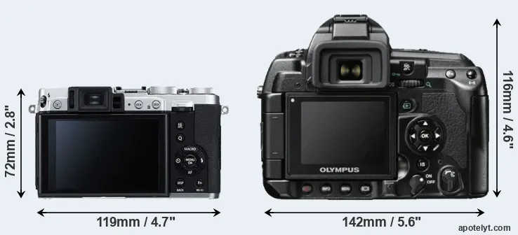 Comparison X30 or E-3 rear
