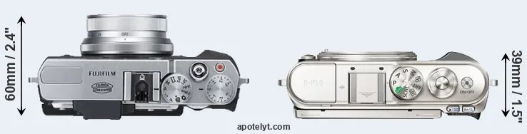 Compare X30 versus E-PL9 top