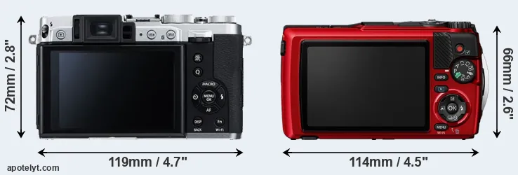 Comparison X30 or TG-7 rear
