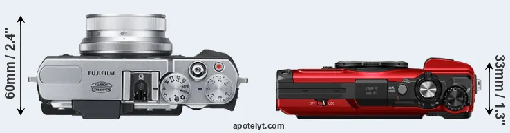 Compare X30 versus TG-7 top