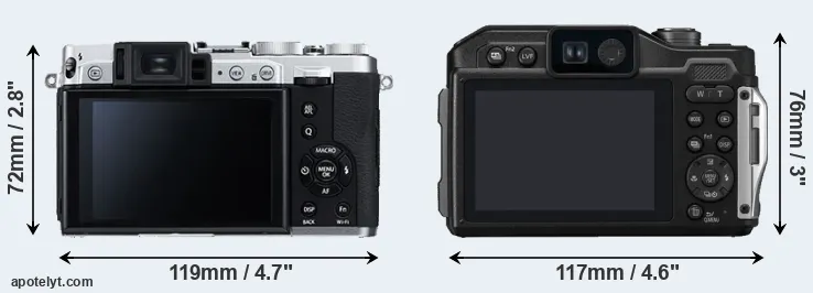Comparison X30 or FT7 rear