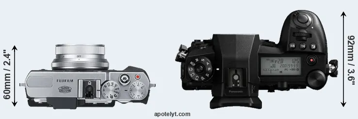 Compare X30 versus G9 top