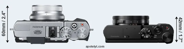Compare X30 versus LX15 top