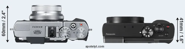 Compare X30 versus TZ90 top